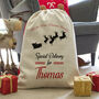 Personalised Christmas Special Delivery Santa Sack, thumbnail 1 of 4