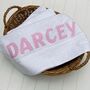 Personalised Bath Towels With Appliqued Letters, thumbnail 1 of 9