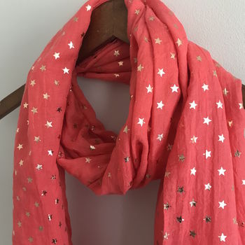 Rose Gold Star Scarf, 4 of 10