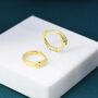 Snake Hoop Earrings In Sterling Silver, thumbnail 4 of 11