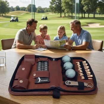 Personalised Golfer’s Accessory Gift Set For Father's Day, 5 of 12