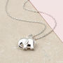 Personalised Sterling Silver Elephant Necklace, thumbnail 1 of 3