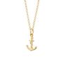 Anchor Necklace, Sterling Silver Or Gold Plated, thumbnail 9 of 10