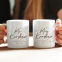 Personalised 'Mr & Mrs' Couple Wedding Mugs Set, thumbnail 1 of 3