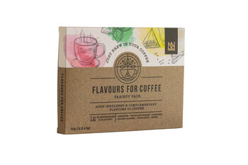 Natural And Noble ‘Flavours For Coffee’ Variety Pack | 12 Premium Flavour Servings To Brew With Coffee | Ideal Gift For Coffee Lovers, 3 of 5