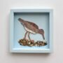 Handmade Framed Redshank Coastal Bird Mosaic Picture, thumbnail 5 of 5