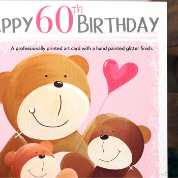 Personalised Mummy Bear Age Birthday Card, 5 of 12