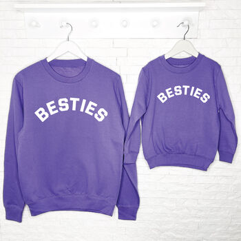 Besties Parent And Child Sweatshirt Set, 8 of 11