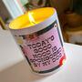 Todays' Good Mood Is Sponsored By My Dog Ceramic Candle, thumbnail 4 of 5