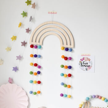 Wooden Rainbow Wall Hanging, 4 of 5