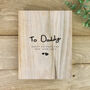 Personalised Oak Father's Day Handwriting Photo Frame, thumbnail 6 of 9