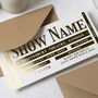 Theatre Concert Ticket Scratch Reveal Gift Voucher, thumbnail 4 of 9