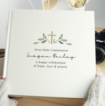 Personalised Square Religious Photo Album, 4 of 5