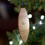 Personalised Wooden Christmas Bauble, thumbnail 1 of 2