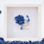Blue Hydrangea Butterfly Art, Framed, thumbnail 1 of 12