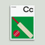 Cricket Posters And Prints, Colourful Wall Art, thumbnail 3 of 5