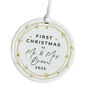 Personalised First Christmas As Mr And Mrs Bauble, thumbnail 8 of 8