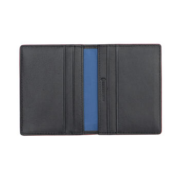 Small Leather Card Holder Wallet Colourful Personalised Gift, 6 of 10