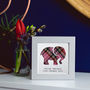 Personalised Baby Frame With Scottish Tartan Picture, thumbnail 5 of 5
