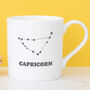 Capricorn Constellation China Mug, thumbnail 1 of 10