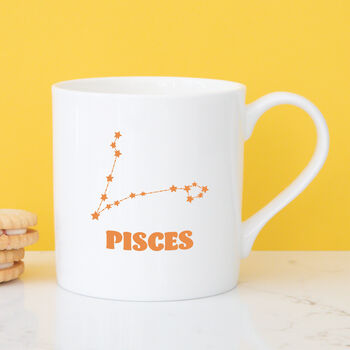 Pisces Constellation China Mug, 4 of 10