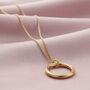 Personalised Double Secret Script Ring Necklace, thumbnail 10 of 10