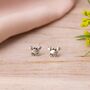 Sterling Silver Crab Stud Earrings, thumbnail 4 of 9