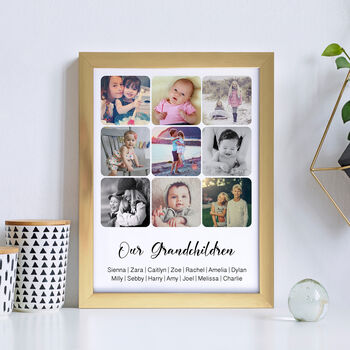 Personalised Grandchildren Photo Collage, 4 of 8