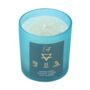 Earth Element Sandalwood Crystal Chip Candle, thumbnail 2 of 4