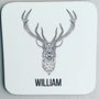 Personalised Geo Stag Coasters, thumbnail 2 of 2