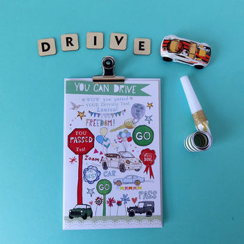 Personalised 'Passed' Driving Test Card, 2 of 7