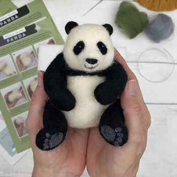 Needle Felting Kit Panda, 8 of 10