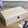 Carved Couple's Personalised Memory Box, thumbnail 2 of 4