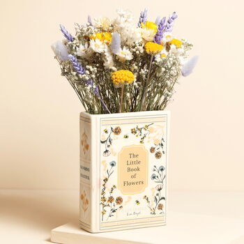 Personalised Photo Ceramic Little Book Of Flowers Vase, 2 of 4