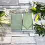 Dusty Sage Wedding Tie Set, thumbnail 6 of 10