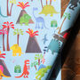 Dinosaur Gift Wrap Two Sheets, thumbnail 1 of 5