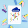 Rainbow Lightening Storm Cloud Art Print, thumbnail 2 of 4