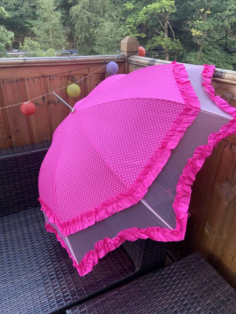 Pink Spotted Parasol