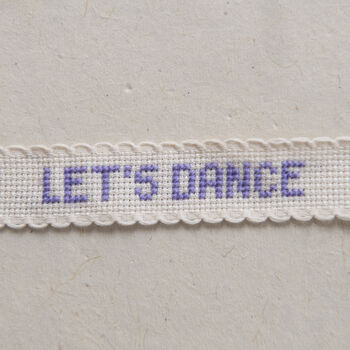 Just To Say 'Let's Dance' Cross Stitch Secret Message, 9 of 9