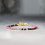 Skinny Ruby Bracelet In Gold Or Silver, thumbnail 2 of 12