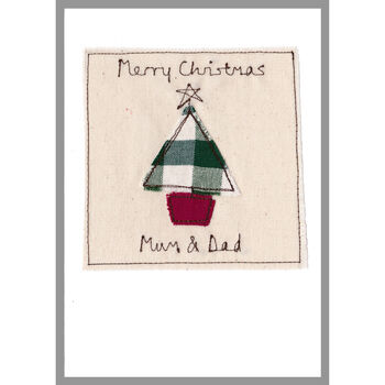Personalised Christmas Tree Card For Him Or Her, 12 of 12