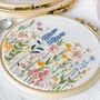 Summer Meadow Embroidery Hoop Kit, thumbnail 1 of 4