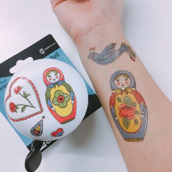 Russian Doll Temporary Tattoo, 4 of 6