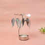 Silver Angel Wing Rotating Tealight Holder Angel Gift, thumbnail 12 of 12