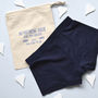 Personalised Something Blue Groom's Underwear, thumbnail 1 of 3