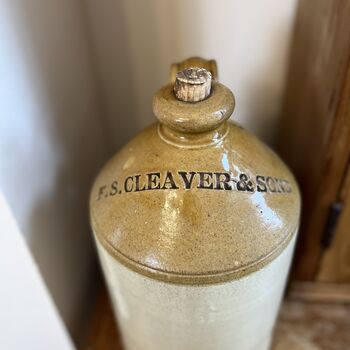 Antique Stoneware Flagon Jug, 5 of 5