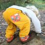 Reversible Baby Kids Cotton Parrot Trousers, thumbnail 6 of 9