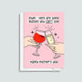 'Glasses' Funny Mother's Day Card, thumbnail 2 of 2