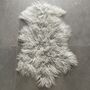 Curly Tibetan Sheepskin Rug Silver, thumbnail 1 of 2