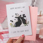 Mother's Day Card For Mum With Funny Panda Design, thumbnail 2 of 3